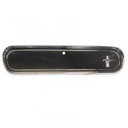 1965 Reproduction Glove Box Doors With Emblems, Standard Interior, Camera Case Black